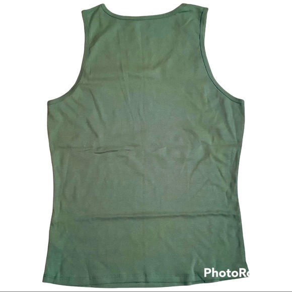 Preview Green Tank Top. - Picture 6 of 6